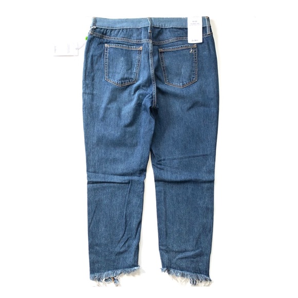 Sam Edelman MARY JANE Fringe Hem Contrast Jeans - Picture 8 of 12